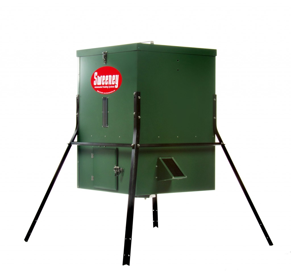thumbnail image 2 of Galvanized Steel Hanging Wildlife Feeder 11 Gallon 11 Gallon Hanging Deer Feeder - Galvanized Steel Automatic Dispenser With Waterproof Cover Automatic Wildlife Feeder With Waterproof Cover 2 of 13